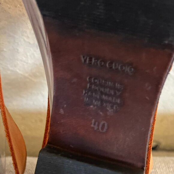 Cousin Woman's Suede Jenny Terra Cotta Bohemian Summer Sandals Sz 10 - Picture 7 of 9